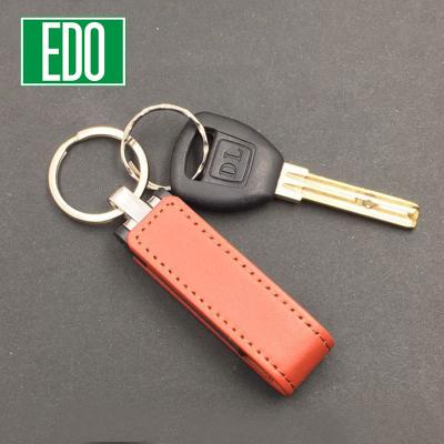 China Custom 3.0 Metal New Product Leather USB Flash Drive 4GB 8GB 16GB 32GB USB 2.0 Custom Logo Printing for sale