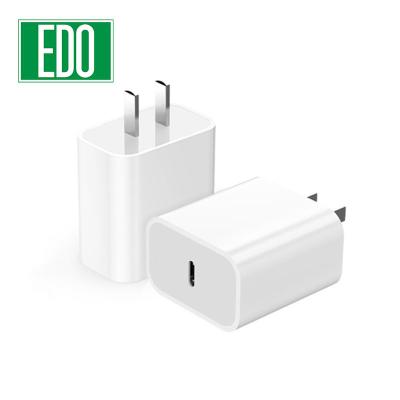 China EDO Hot Sell 20W High Speed ​​PD Charger Type C Ports Chargers Phone Charger For 12 Phone for sale