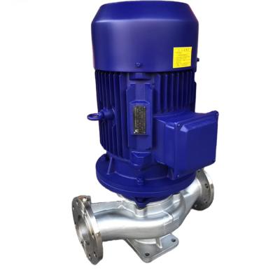 China ISG11kw ie2 single stage vertical integrated mono block pipe energy saving centrifugal water pump 15kw for sale