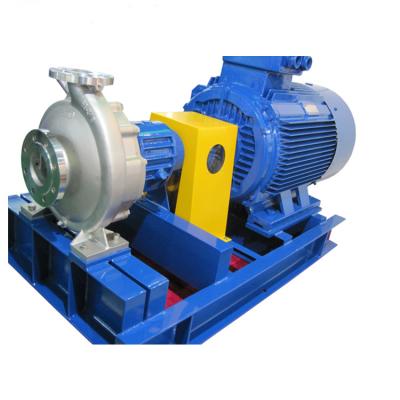 China Centrifugal Pump Single Stage End Suction Pump Stainless Steel Energy Saving Horizontal Chemical Pump for sale