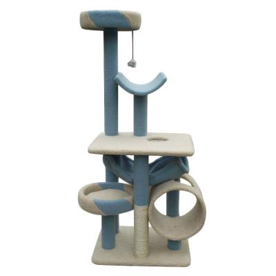 China Hot Selling Sustainable Ebay Amazon Large Cat Tree House Cat Climbing Tree Housing for sale