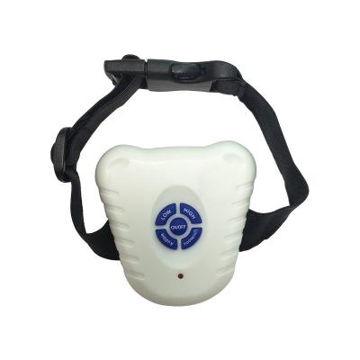 China Viable Training Products Ultrasonic Bark Control Waterproof Pet Dog No Bark Anti Bark Collar for sale