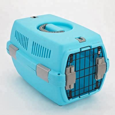 China Cheap Price Viable Wholesale Dog Transport Box Portable Pet Transport Flight Cage For Airplane for sale