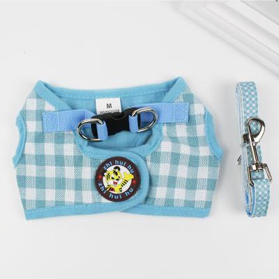 China Viable Dog Backpack Harness and Adjustable Leash Dog Chest Vest Harness for sale