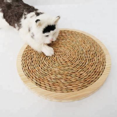 China Straw Scratcher Cat Scratching Mat Viable Natural Woven Sisal Blanket for sale