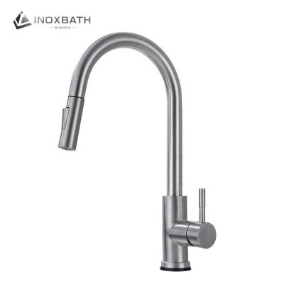 China Modern Swan Faucets Tap Rotating 304 Stainless Steel Water Purifier Professional Kitchen Faucet for sale