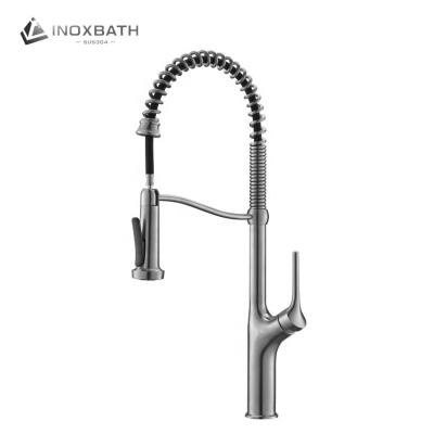 China New Design Modern Sanitary Ware Sink Faucet UPC Movable Kitchen Faucets Tap With Pull Out Spout for sale