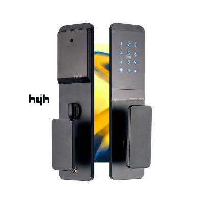 China Hot sale ttt digital hyh aluminum alloy door smart lock app smart aluminum alloy door lock security password password smart door lock set for sale