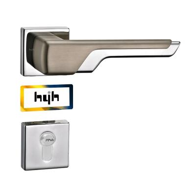 China zinc alloy handle home/apartment/hotel hardware/villa Guangdong-hyh and so on privacy door locks gold door locks door lever lock handle privacy competitive price lock for sale