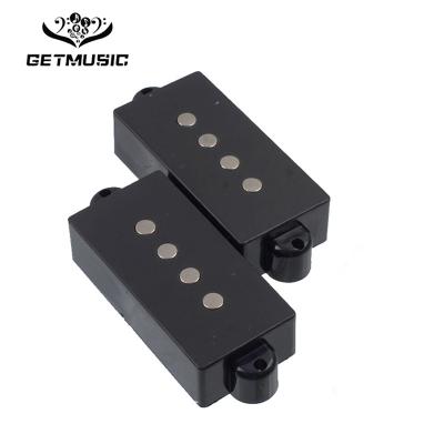 China String GUITAR Precision Open Type 4 P Bass Guitar Pickup For Electric Bass Guitar Parts Black for sale