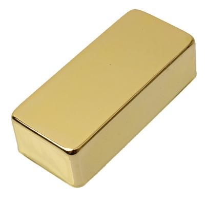 China GUITAR Pickup 72x32mm Mini Sealed Brass Electric Guitar Humbucker Covers Gold for sale