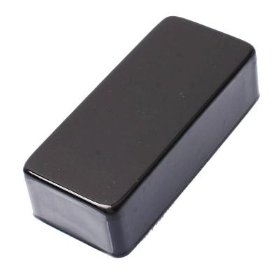 China GUITAR 72x32mm Mini Sealed Brass Electric Guitar Pickup Humbucker Covers Black for sale