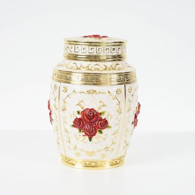 China Food European style metal tea caddy tea canister for sale