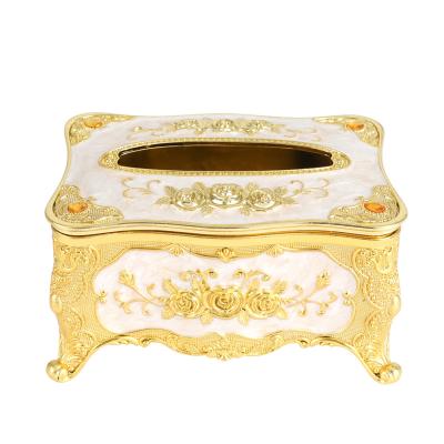 China Office Home Minimalist Decor Factory Price Tissue Holder Box Tissue Storage Cover Box Wholesale Facial Paper Organizer for sale