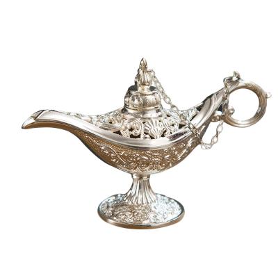 China 2022 New Aladdin Magic Lamp Waterfall Incense Burner India Home Ministry Creative Decoration for sale