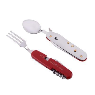 China Sustainable Best Seller Stainless Steel Travel Cutlery With Fork And Spoon for sale