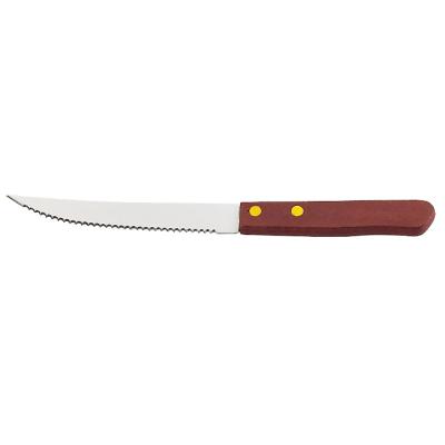 China Best Viable Prices Wooden Handle Table Dinner Steak Knife for sale