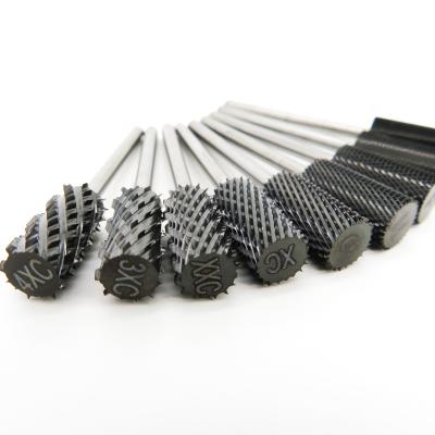 China For Removing Extended Nail Under Carved Or Extra Sticks Wholesale Professional Tungsten Nail Drill Bit Large Barrel Carbide Nail Drill Bit Filing Manicure for sale