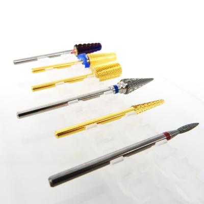 China Remove Acrylic/Gel Set Good Quality Wholesale Customized Multi Nail Drill Bit For Removing Portable Gel Nail Drill Set for sale