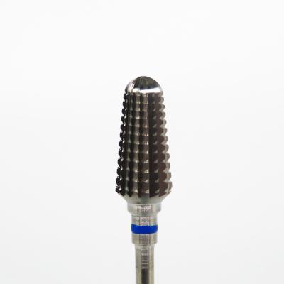 China Remove Acrylic/Gel Set Factory Sale Tungsten Steel Round Diamond Cuticle Bit For Nail Drill for sale