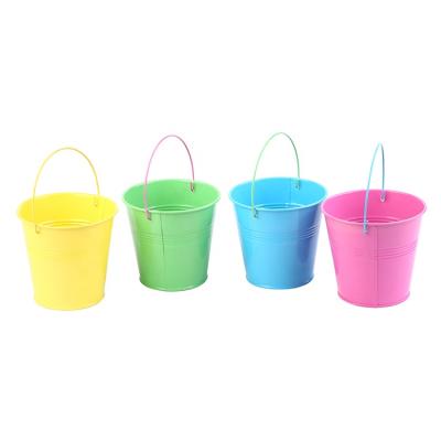 China Garden Watering Tools 1.2L Personalized Outdoor Customization Stainless Steel Mini Kids Gardening Water Bucket for sale