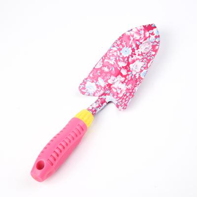 China Garden Spade Short Handle Garden Spade With Carrying Heat Printing Handle Kindergarten Tool Plastic Shovel for sale