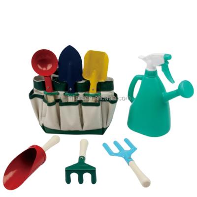 China Custom OEM Porcelain Household Tool Kit Garden Watering Box And Shovel Tool Kit With Bag for sale