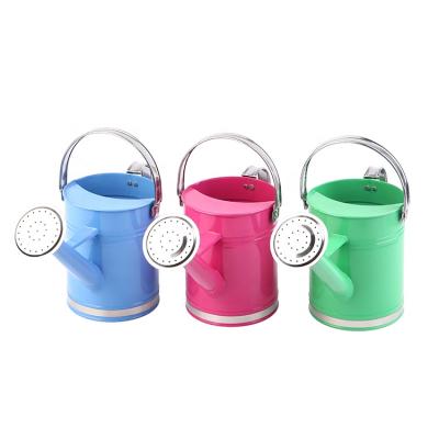 China China Supplier Outdoor Export Customize 1.6L Metal Watering Can Outdoor Factory Steel Watering Pot for sale