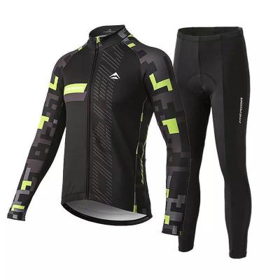 China 2021 Hot Sale Breathable Hot Sale Team Bike Wear Long Sleeves Custom Cycling Jersey Mountain Bike Cycling Jersey Set for sale