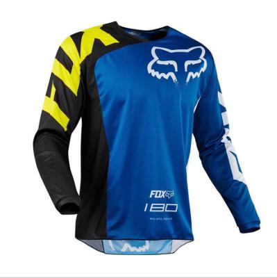 China Breathable Customized Color Long Sleeves Eco - Friendly Cycling Jersey Mountain Bike Jersey for sale