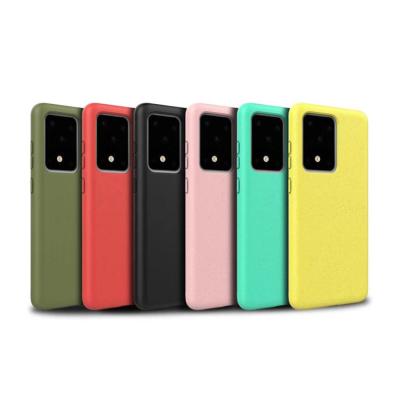 China Fanshion for Xiaomi 11 Lite Wheat 10S Pro Straw Eco Friendly Biodegradable Phone Silicone Case Shockproof Cover For Xiaomi Poco M3 Pro for sale