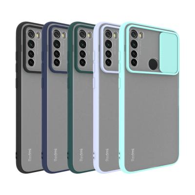 China Waterproof For Redmi K40 pro plus Max Note 8 2021 Matte Power 9T For Redmi Note 10 Pro Slide Camera Lens Phone Case Protectors for sale