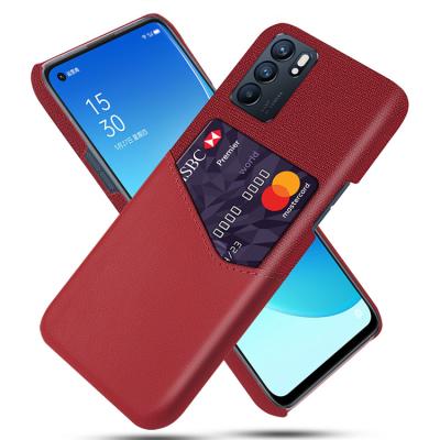 China Cover Shockproof Leather Case For Oppo Reno 6 Pro+ 5 Wallet Card Slot Nylon Fabric Phone Case For OPPO A95 A94 A74 A54 Realme 8 pro C25 C21 for sale