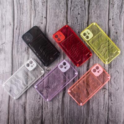 China Multifunctional Shockproof Card Slot Back Cover Glitter Colorful TPU Camera Protector Phone Case For Xiaomi Poco F-3 GT for sale