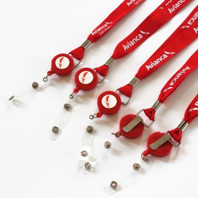 China Show Fashion Polyester Lanyard With Real/YOYO Custom Logo Attached Badge for sale