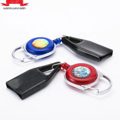 China Promotional Gift Custom YOYO/REEL Badge with Lighter Holder, Card Holder Plastic Reel Retractable Business Badge Reel Yo-Yo for sale