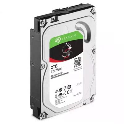 China Original Wolf NAS HDD 2TB 7200RPM SATA 6Gbps 256MB Hideout Hdd Iron ST2000VN004 New 3.5 inch Internal Hard Drive for sale