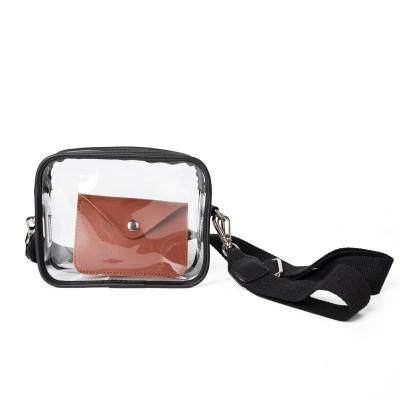 China Lowest Price Fashion Transparent PVC Casual Cross - Body Bag Women's Messenger Bags Crossbody Handbag for sale