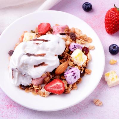 China Low Fat Yogurt Baked Fruits Cereal Oatmeal and Lily Porridge for sale