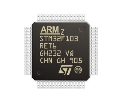 China Contact Customer Service New Original Integrated Circuit STM32F103RET6 ST Microcontroller IC Programming STM32F103RET6 LQFP64 MCU for sale