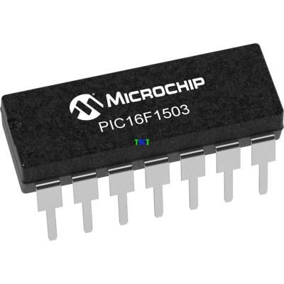 China PIC16F1503-I/P PIC16F1503-E/P Consumer MCU PIC16F1503-E/P 8-Bit Flash High Performance Microcontroller RISC Memory (XLP) Extreme Low Power 2K Program for sale