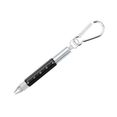 China office & Multifunctional School Pen Mini Pen Metal Ballpoint Pen Scale Mountaineering Clasp Ballpoint Pen Screwdriver for sale