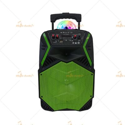 China High Powered 8 Inch Bluetooth Trolley Speaker with Bass / Remote Control for sale