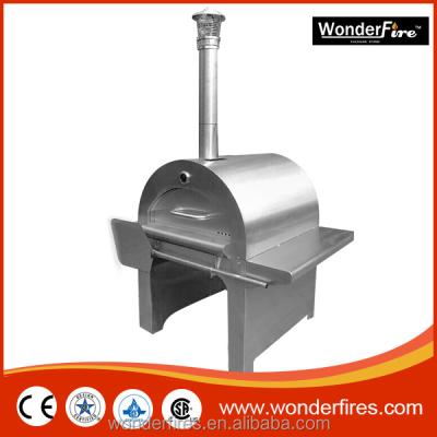 China Outdoor Cooking Wood Fired Stainless Steel Pizza Oven-Wood Fired Oven and Trolley - Freestanding for sale