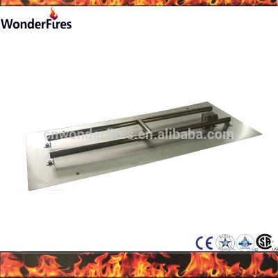 China Stocked stainless steel outdoor linear drop-in fire pit pan firepit bowl for sale