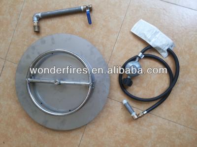 China Gas fire pit pan /system/square/round /rectangle/custom fire stocked burner/ring burner/chimney for sale