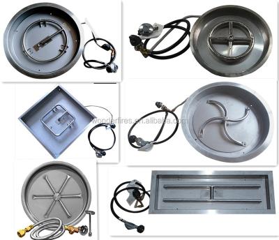 China Gas Fire Pit Ring Burner Kit Stocked Indoor System for sale