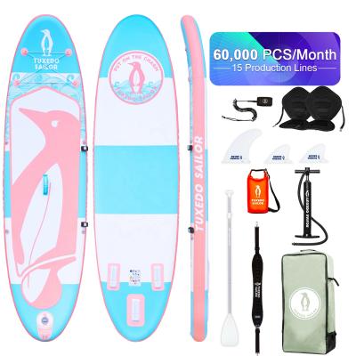 China Hiteam Unisex Stand Up Paddle Boards Inflatable Paddle Surf Board Water Play Equipment Inflatable Water for sale