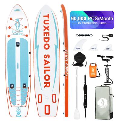 China Wholesale Watersport Paddle Board SUP Supply Manufacturer Unisex Inflatable SUP Fishing Rack Up Paddle Board Sub Surfer for sale