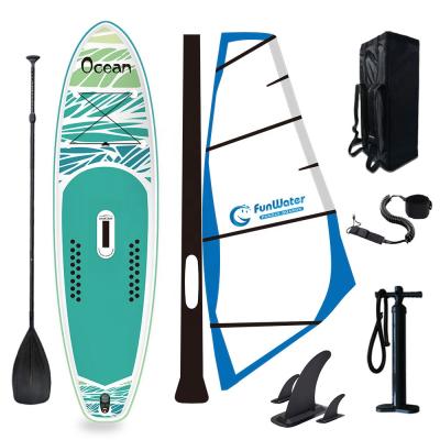 China Unisex WINDSURF inflatable watersport wind sip surfboard windsurf kitesurf fins wing for board windsurfing for sale